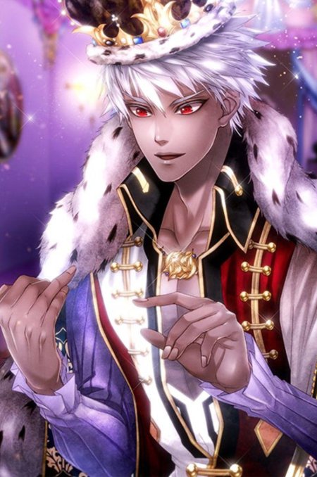 Аниме сереброволосый принц короля тирана