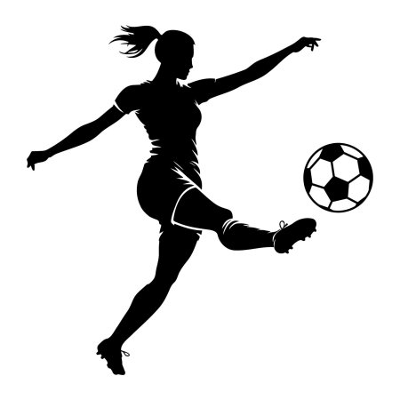 Девушка футболистка