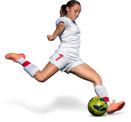 Женский футбол вектор