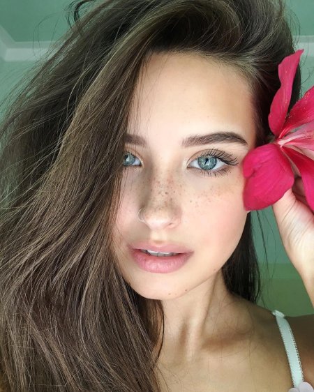 Естественная красота девушки