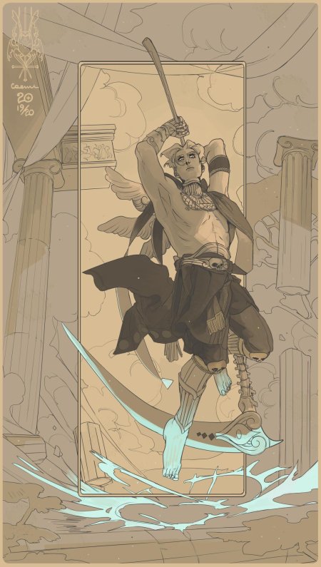 Греческие боги рисунки