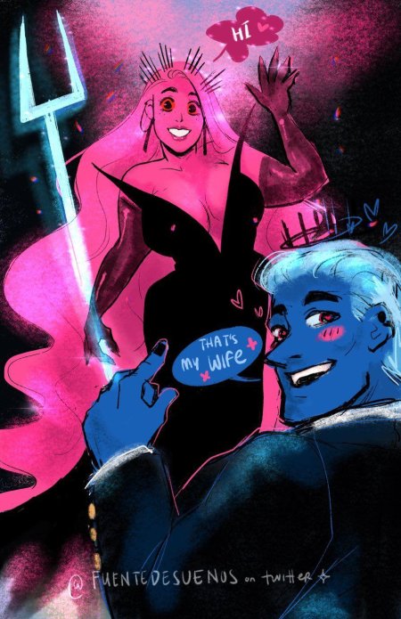 Lore olympus hades and persephone