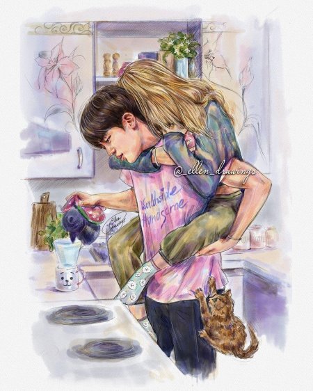 Бтс парочки фанарт