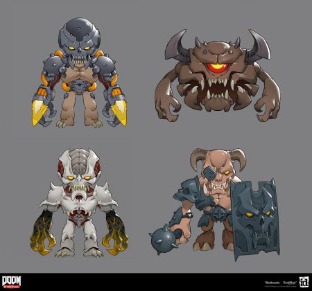 Дум этернал концепт арт