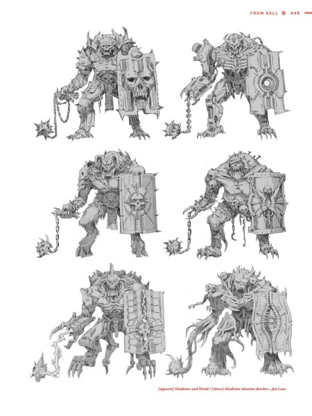 Дум этернал концепт арт