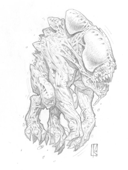 Монстр рисунки