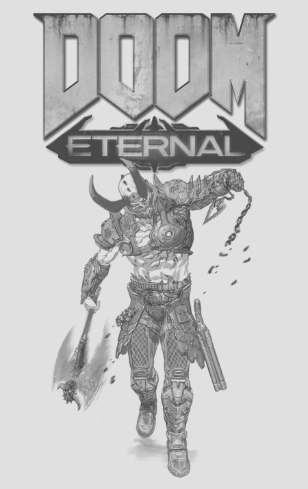 Мародёр doom eternal art