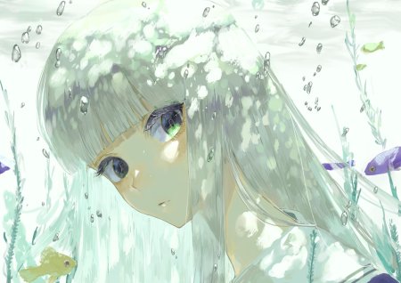 Аниме девушка лето