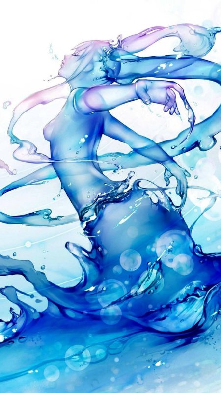 Девушка вода