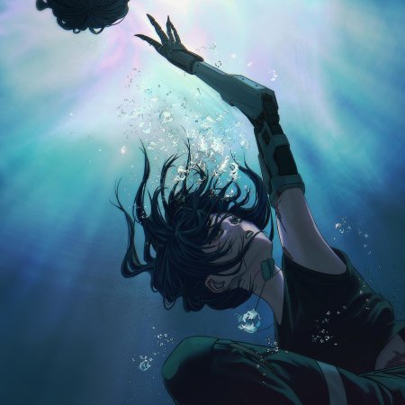 Девушка под водой