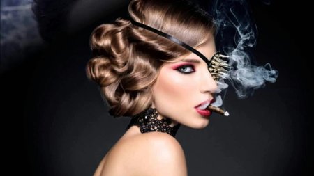 Девушка прическа