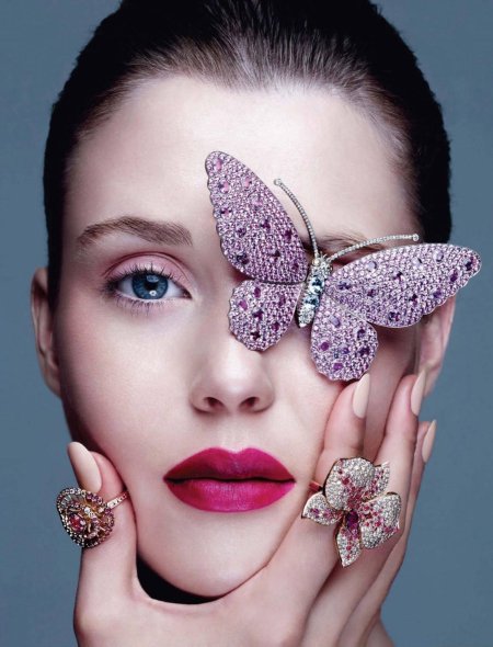 Бабочка брошь