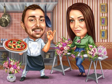 Портрет в стиле шарж