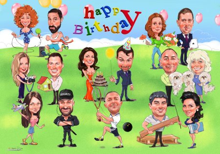 Шарж коллектив