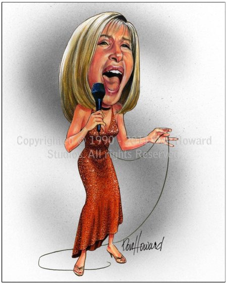 Барбара стрейзанд шарж