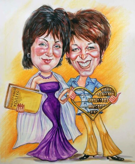 Шарж подруги