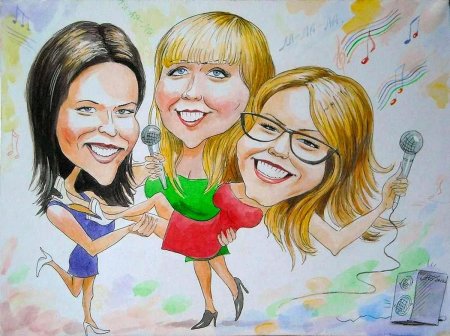 Шарж подруги