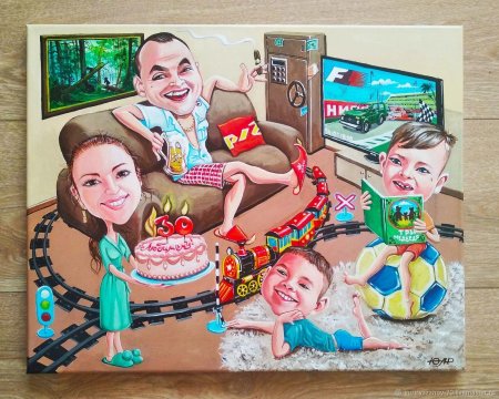 Шарж на день рождения