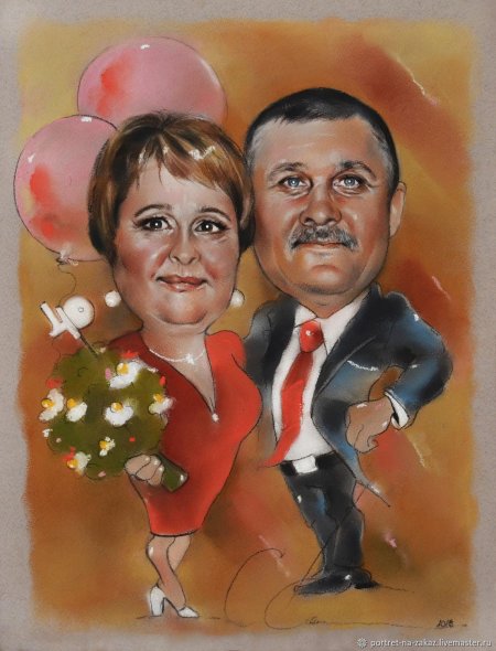 Свадебный шарж