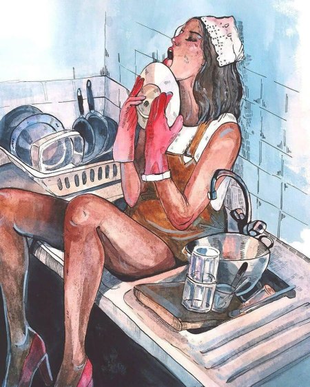 Акварельная картина