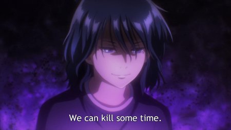 Черная аура аниме