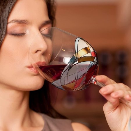 Женщина с бокалом