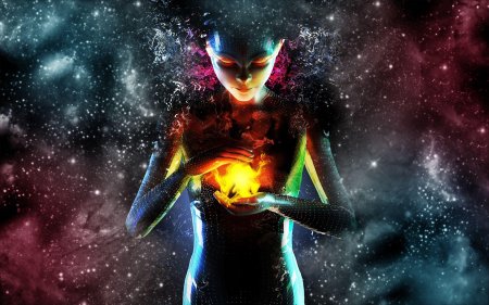 Космическая девушка