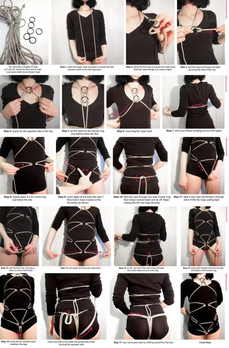 Шибари узлы для начинающих