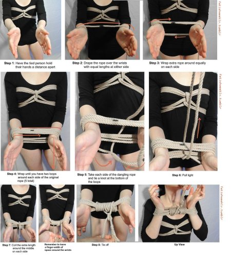 Техника связывания шибари