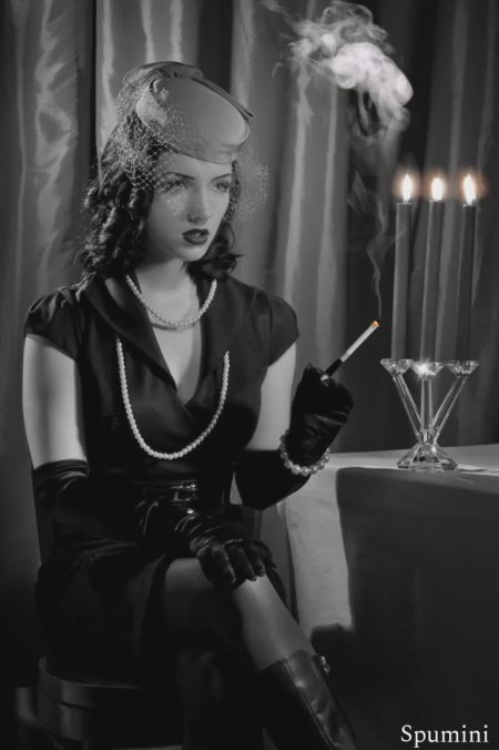 Фотосессия в стиле нуар