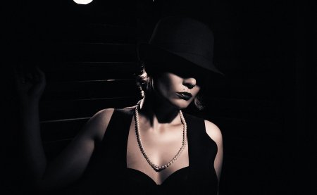 Фотосессия в стиле нуар