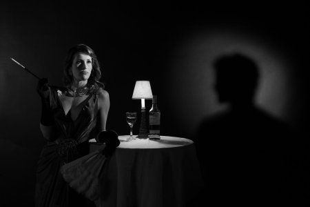 Фотосессия в стиле нуар