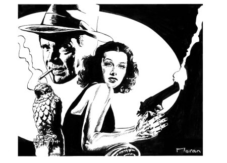 Нуарный детектив комикс