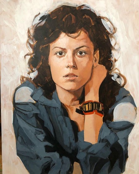 Девушка художник