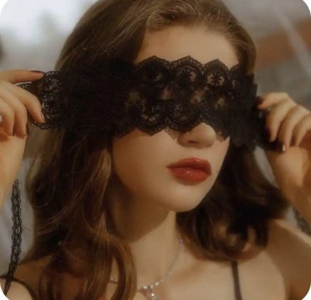 Кружевная маска на глаза