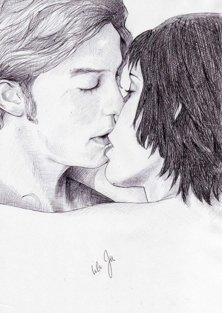 Рисунки карандашом любовь