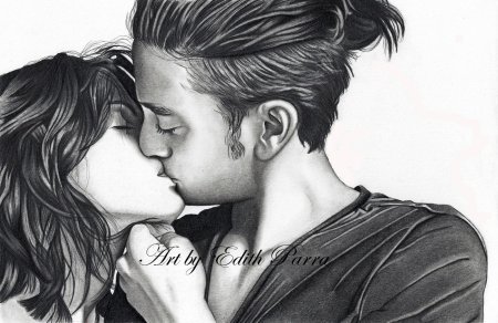 Рисунки влюбленных пар карандашом