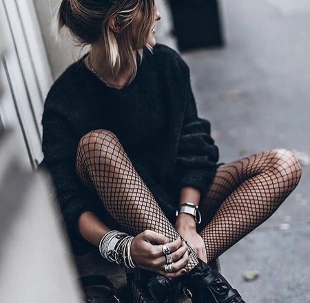 Колготки сетка