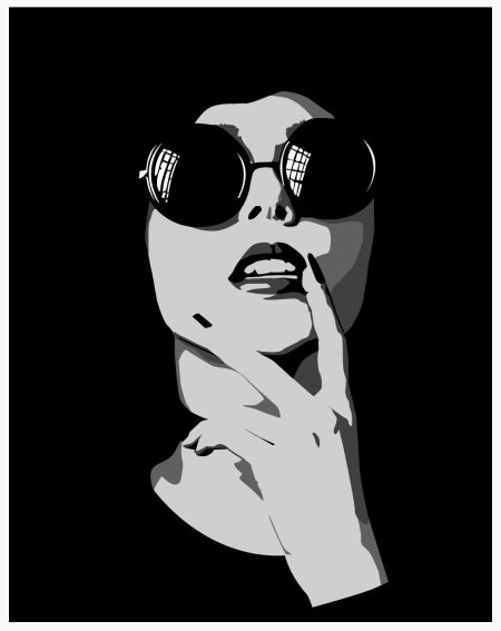 Портрет в стиле поп арт