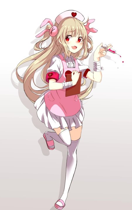 Аниме девушка медсестра