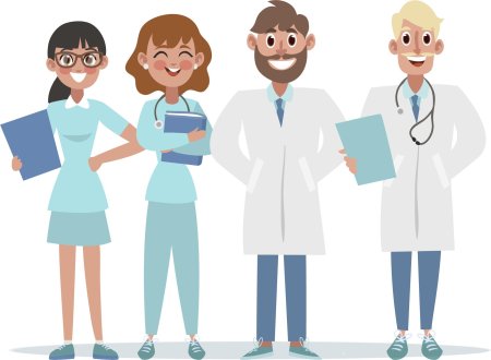 Медицинский работник мультяшный