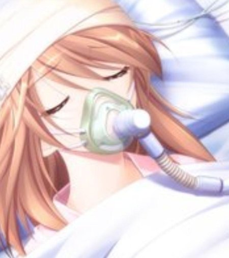 Аниме девушка в больнице