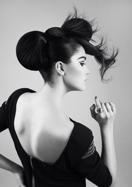 Девушка прическа