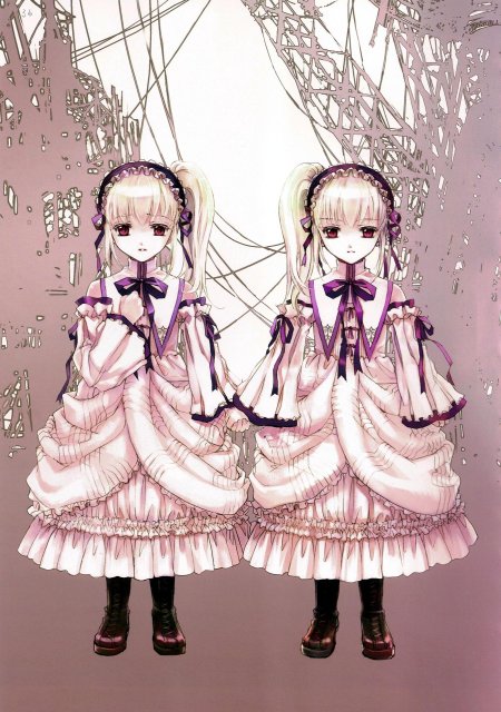 Аниме близняшки