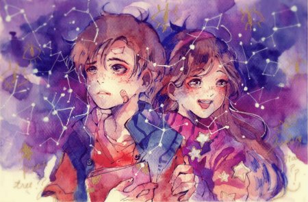 Реверс фолз аниме близнецы