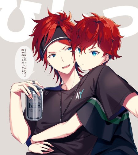 Аниме парни близнецы