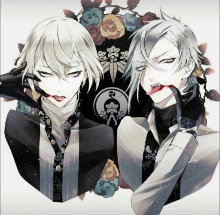 Аниме братья близнецы альбиносы