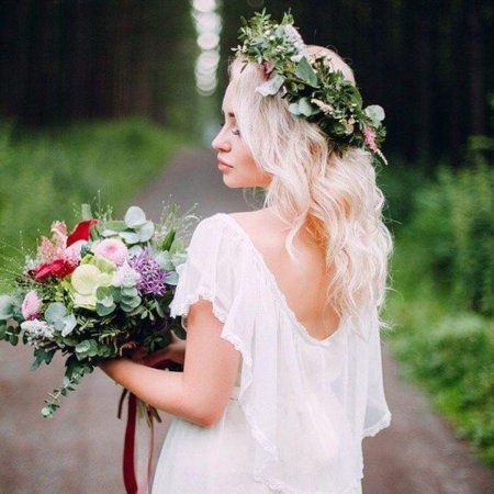 Невеста в стиле бохо