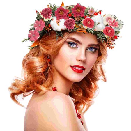 Девушка с венком