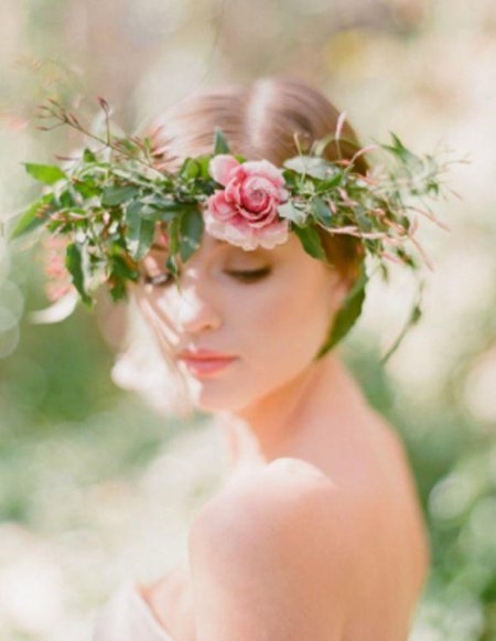 Венок свадебный